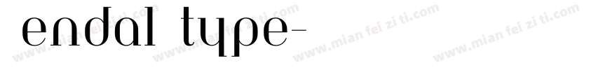 Kendal type字体转换